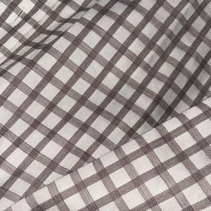 Michael Kors mens dress shirt brown and white striped size 15 1/2